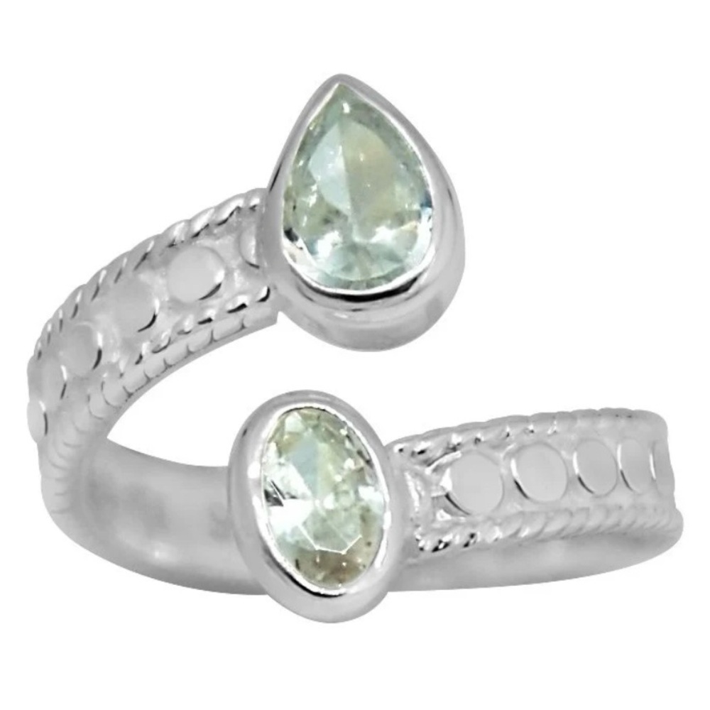 Cute wrap around silver ring